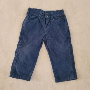 🧸6/30$ Boyz Wear Blue Corduroy Jeans Pant Size 12M